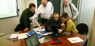 Meeting rover team with Josep Garriga (Telstar)